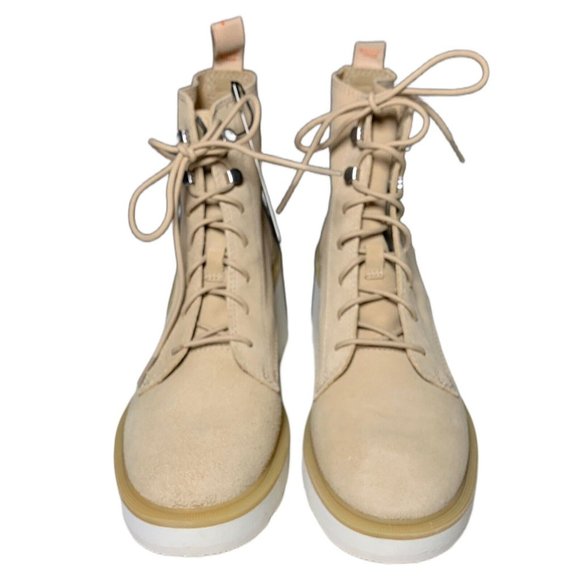 Sorel Women's Hi-Line Heel Lace Boot - Ceramic, Chalk, US Size 9 - Picture 2 of 7